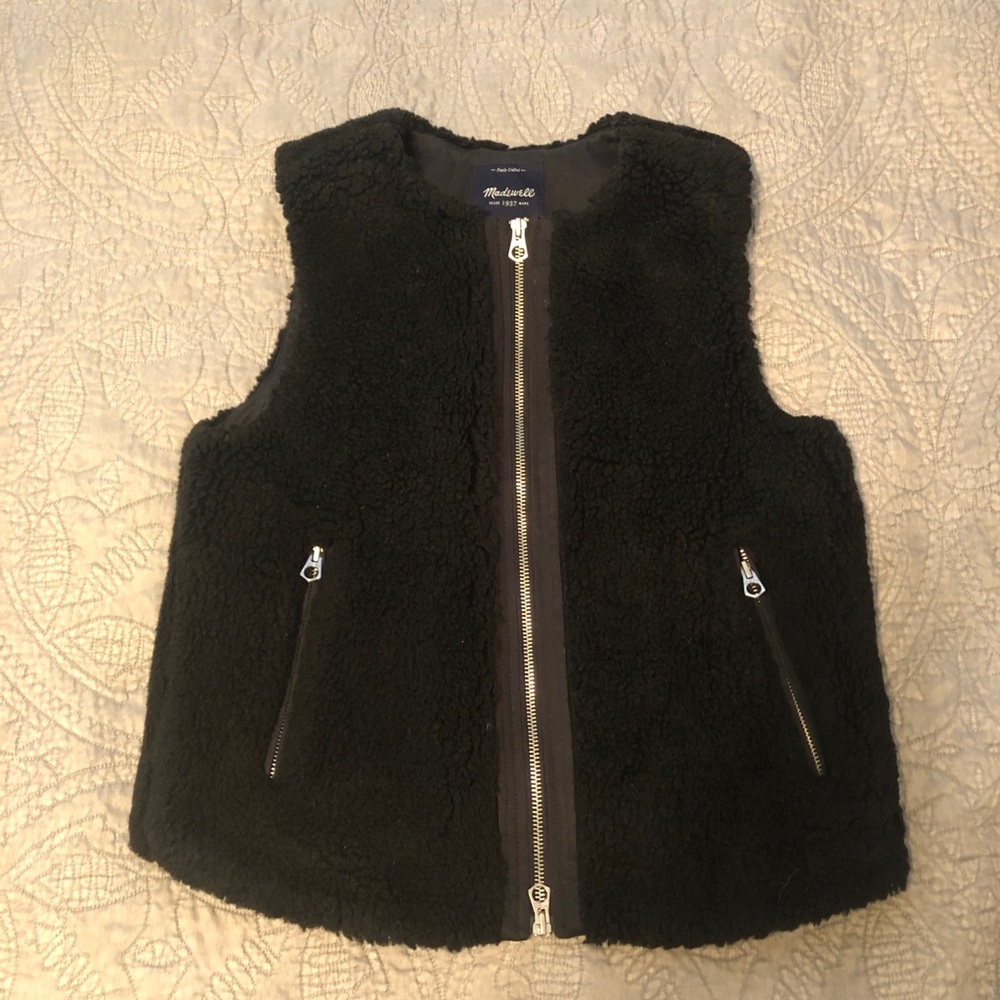 Madewell Sherpa vest
